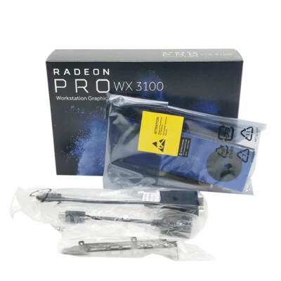 AMD WX3100 AMD Radeon Pro WX 3100 WX3100 4GB GDDR5 Graphics Card - Image 1 of 4