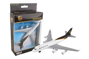 UPS MINIATURE AIRPLANE CARGO AIRLINER w 5" WINGSPAN DARON TOYS DIECAST - Picture 1 of 2