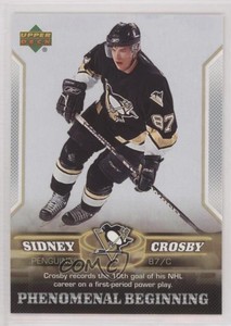 2005-06 Upper Deck Phenomenal Beginning Sidney Crosby #11 Rookie RC
