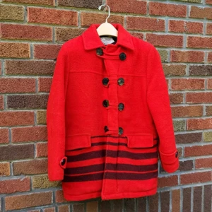 Abrigo Manta Estilo Bahía Hudson Vintage Años 60 a 70/Para Mujer S a M/Lana - Imagen 1 de 10