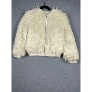 Disney D-Signed girls faux fur jacket Youth Size L 14/16 - Picture 1 of 10