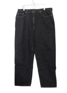Vintage Eddie Bauer Charcoal Black Loose Fit 38 X 30 NWT - Picture 1 of 5