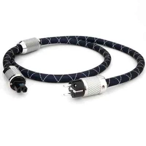 Audiophile OCC Copper Audio Power Cable IEC NFC US EU Schuko AC Main Supply Wire - Picture 1 of 8
