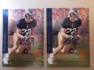 2008 SP UPPER DECK CHRIS LONG (2 AUTOGRAPHS) PREMIER PROSPECTS AUTO - Image 1 of 2