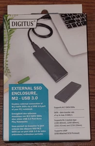 Digitus DA-71111 external SSD enclosure M.2 SATA SSD - Photo 1/4