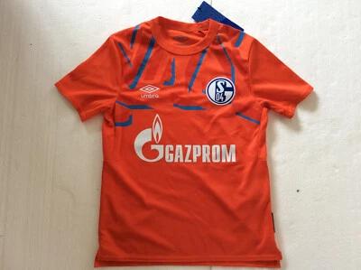 Umbro S04 FC Schalke 04 Kinder - Trikot  orange  Gr. 134 - 158 - Bild 1 von 2
