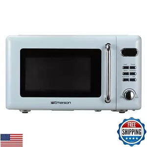 Emerson MWR7020BL Retro Compact Countertop Microwave Oven with Button Control - Picture 1 of 5
