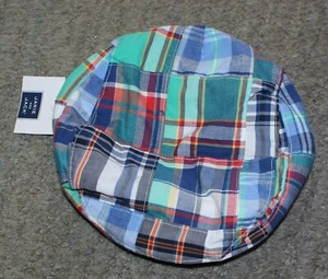 Janie And Jack Baby Boys Plaid Newsboy Hat - Size 12-24 Months - NWT - Picture 1 of 2