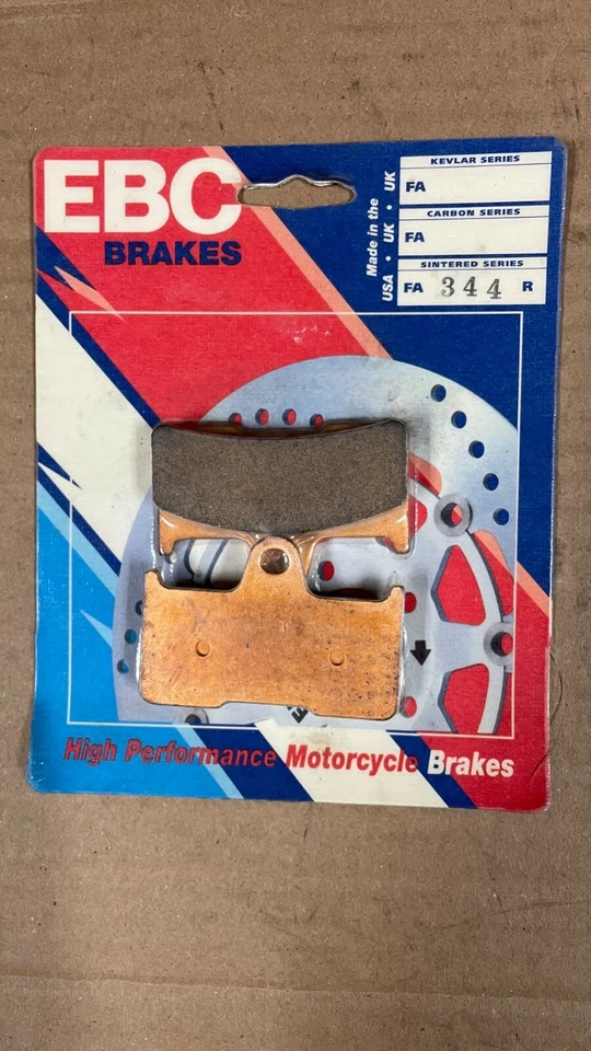 Pastillas de freno traseras Yamaha YFM 660 F 2002-03 Grizzly EBC, FA344R Foto 1 de 1