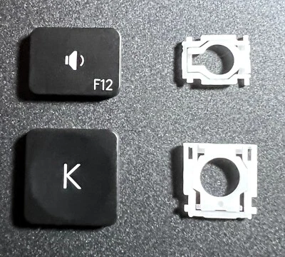 Logitech MX WIRELESS BLACK INDIVIDUAL REPLACEMENT KEYBOARD KEYCAPS KEYS (YR0073) - Image 1 of 4