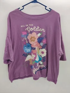 Disney Alicia en el País de las Maravillas Camiseta Púrpura Todo en la Tarde Dorada XXL (19) - Imagen 1 de 10