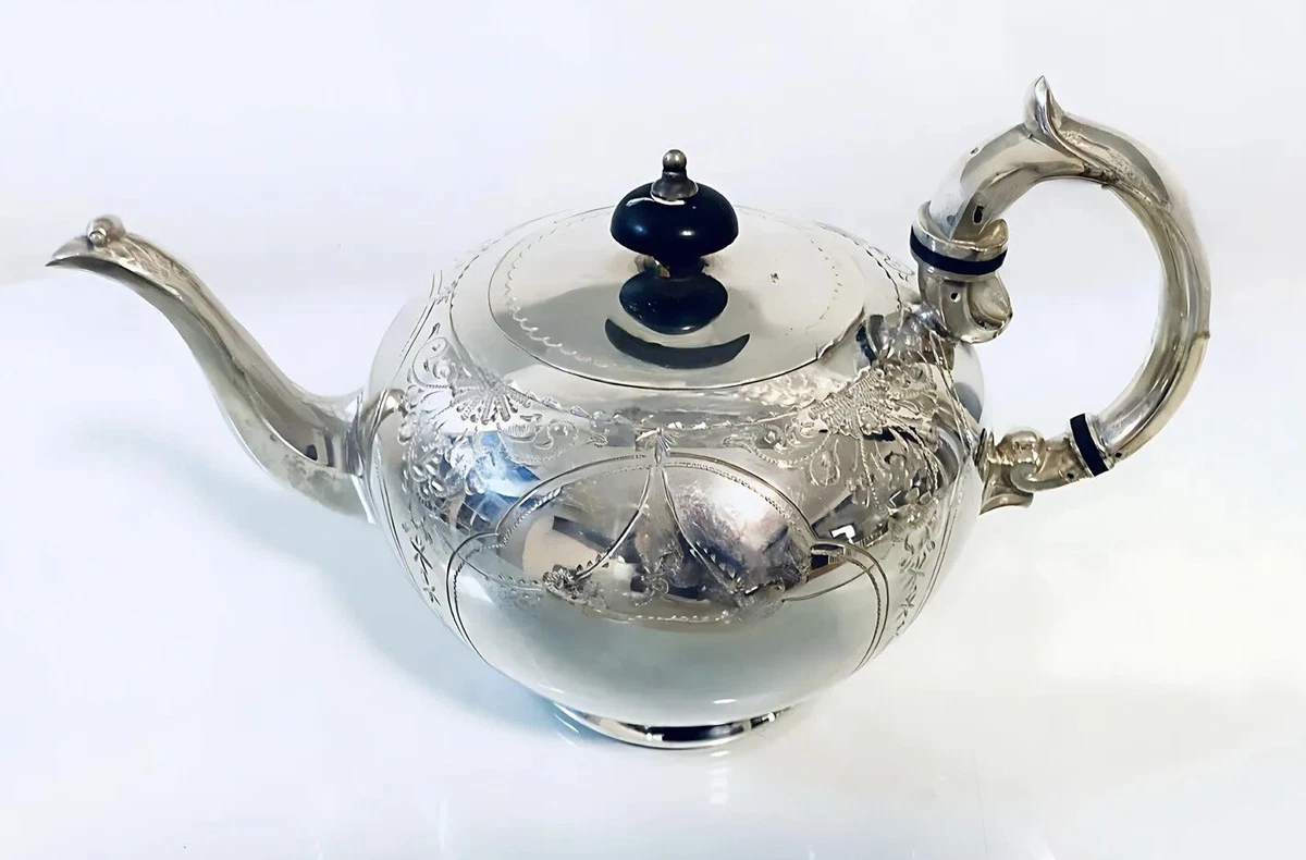 Antique US Silver-Plated Teapots, Coffee James Dixons&Sons for