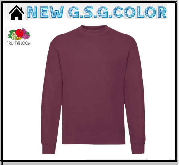 Suéter Hombre Felpa Set-In Clásico FRUIT OF THE LOOM - Imagen 1 de 1