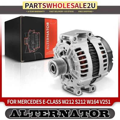 New Alternator for Mercedes-Benz E350 GL350 ML320 R350 S350 220A 12V CW 7-Groove - Image 1 of 4
