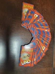 2000 Vintage Mattel Harry Potter Uno Card Game Collectors Edition - Rare Find! - Picture 1 of 2