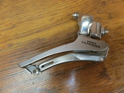 VINTAGE SHIMANO ULTEGRA FD-6500 BRAZE-ON FRONT DERAILLEUR - Image 1 of 4
