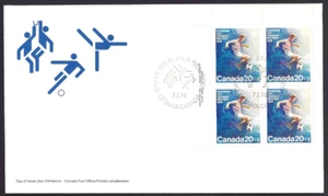 🍁Canada  #B12  ULpb  "Soccer Team Sports"  Brand New 1976 First Day Cover - Picture 1 of 2