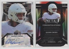 2023 Leaf Metal Portrait Auto Black Crystals /4 Quinn Ewers #PA-QE1 Auto