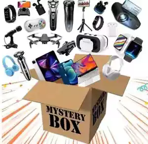 Caja misteriosa con artículos electrónica y 1 móvil info descripción⬇⬇ envio 24H - Imagen 1 de 1