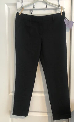 LAVENDER LABEL VERA WANG  Women Plaid Pants Black SZ 14 NWT! - Image 1 of 4