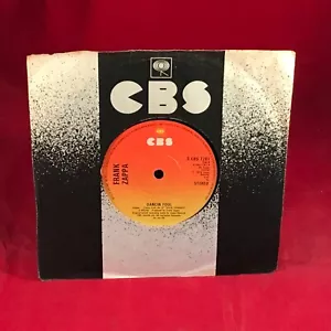 FRANK ZAPPA Dancin' Fool 1979 UK 7" vinyl single promo original CBS record - Picture 1 of 2
