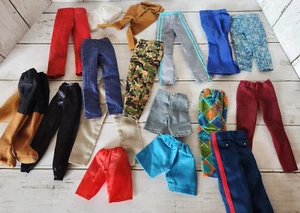 Barbie Ken Pantalones Cortos Bestia Rojo Azul Blanco Rayas Gris Camuflaje LEER - Imagen 1 de 8