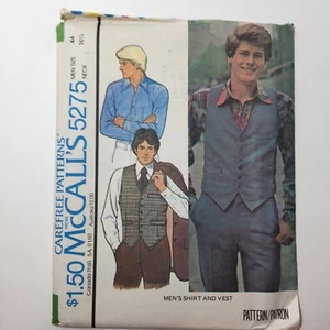 Chaleco Camisa Hombre McCall's 5275 Talla 44 Cuello 16.5 - Imagen 1 de 3