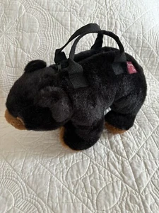 Plush Black Bear Kids’ Purse  by Fancy Zoo FUN Surprise for Your Next Zoo Trip - Picture 1 of 12