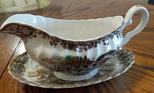 Johnson Brothers Southern Plantation Gravy Boat With Underplate ~ Perfect - Picture 1 of 9