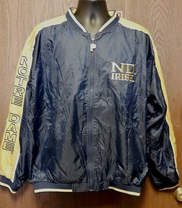 Rompevientos con cremallera irlandés NCAA Notre Dame gran jugador profesional ¡envío gratuito! ¡Raro! - Imagen 1 de 6