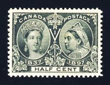 CANADA #50, 1/2c Jubilee, XF/Sup-OG-NH, pristine, 2023 PFC (grade 95), SMQ $950