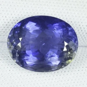 7.07 ct SHIMMERING NICE PURPLE BLUE  NATURAL IOLITE See  Vdo 1251A ! - Picture 1 of 3