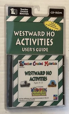 WESTWARD HO Activities User's Guide CD Rom Created by Teachers for Ages 8-12 NEW - Image 1 of 4
