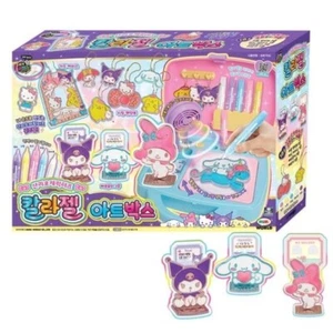 Sanrio Personaggi Colore Gel Art Box Hello Kitty, MyMelody, Kuromi Giocattolo Coreano - Foto 1 di 6