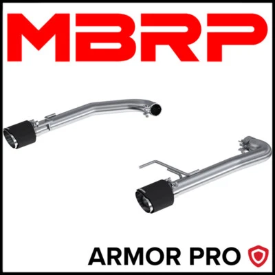 MBRP Armor Pro 2.5" Axle-Back Exhaust System fit 2015-2023 Ford Mustang 2.3L Eco - Image 1 of 2