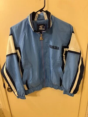 Vintage Starter CAROLINA TARHEELS Zip Front Lined Nylon Jacket Youth Size M  VGC - Image 1 of 4