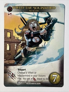 MAGIK WEILD THE SOULSWORD Upper Deck Marvel Legendary - Picture 1 of 2