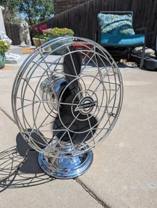 Vintage Fresh'nd Aire Fan Model #14-A-7681 Works! Art Deco Style Metal - Picture 1 of 9