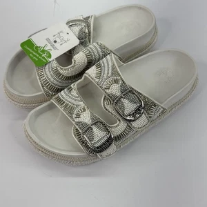 Mujer Kuailu Estrás Sandalias Slip Ons Arco Soporte Talla 7 Plataforma - Imagen 1 de 5