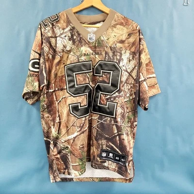 绿湾包装工队球衣男式 40 超级碗粘土马修斯耐克 Realtree 迷彩 — 第 1/4 张图片