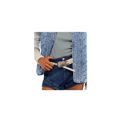 Free People Women's Light Beige  Adjustable Belt w/ Metal Buckle One Size - Image 1 of 4