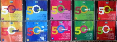 50 ANNI DI LE GRANDI INTERPRETI ITALIANE - VARIOUS ARTISTS - Set of 10 CDs Foto 1 de 4