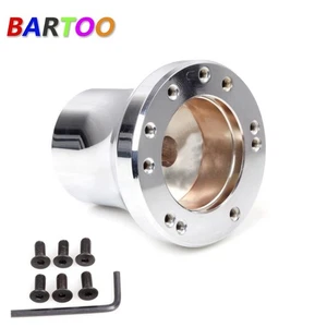 Aluminum Silver Steering Wheel Hub Adapter Fit for Club Car Precedent Golf Cart - Foto 1 di 12