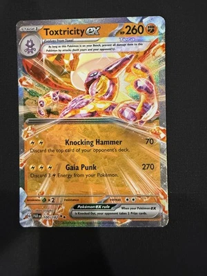 Toxtricity ex Double Rare SV04: Paradox Rift 100/182 NM - Image 1 of 2