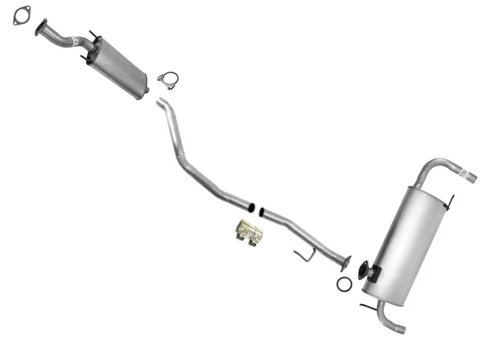 Silenciador central con tubo de extensión y silenciador trasero para Nissan Murano 2009-2014 Foto 1 de 1