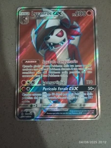 CARTA POKEMON LYCANROC GX ALTERNATIVE ART - Imagen 1 de 2