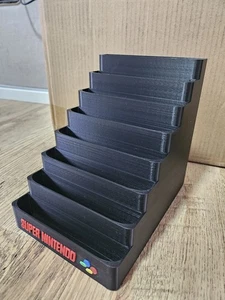 Soporte de almacenamiento de cartucho de juego SNES para pantalla de juego Super Nintendo - Imagen 1 de 8