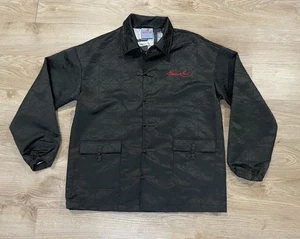 CHAQUETA KIMONO BRUCE LEE TALLA GRANDE ZAPATO PALACIO EL DRAGÓN NEGRA - Imagen 1 de 8