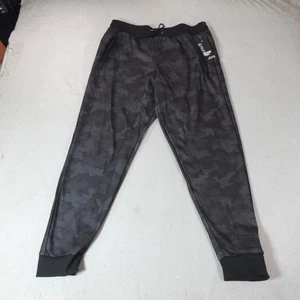 Pantaloni Athletex Uomo 4XL Nero Mimetico Joggers Felpati Elasticizzati Asciugatura Rapida Corsa Nuovi - Foto 1 di 19