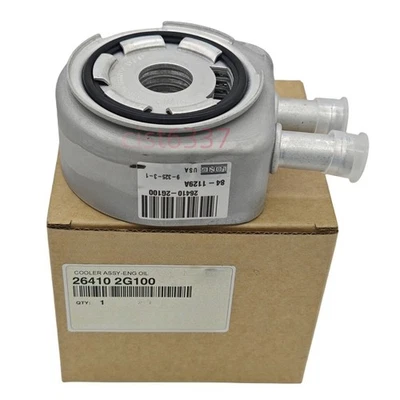Enfriador de aceite de motor para Hyundai Sonata Santa Fe Kia Sorento 2,0 L 2,4 L 26410-2G100 Foto 1 de 4